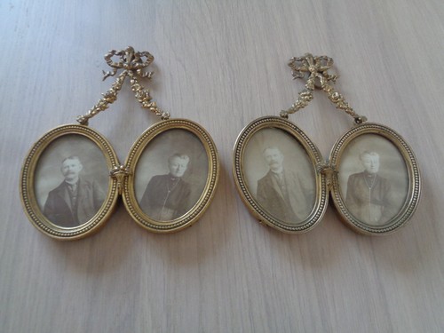 Paire cadres photo a - de,