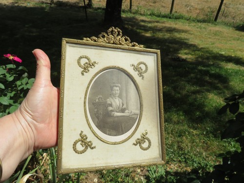 Ancien grand cadre photo - ancien,